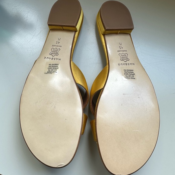 Margaux Slide sandal - canary yellow. Never worn - Picture 2 of 5